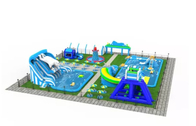 Aufblasbarer Land-Wasser-Park-Swimmingpool mit Hindernislauf