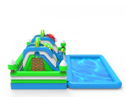 Seetier-aufblasbarer Wasser-Park-Swimmingpool mit Wasserrutschen