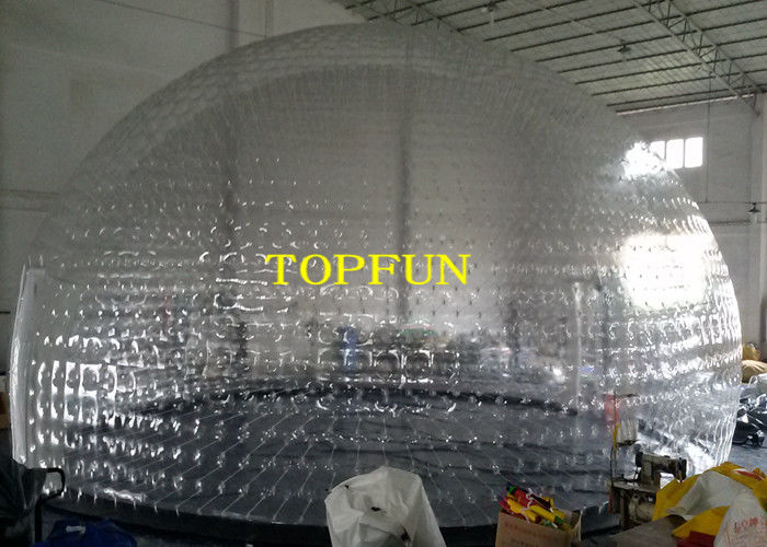 Transparentes Blasen-Hauben-Zelt PVCs großes aufblasbares für Ausstellung und Partei
