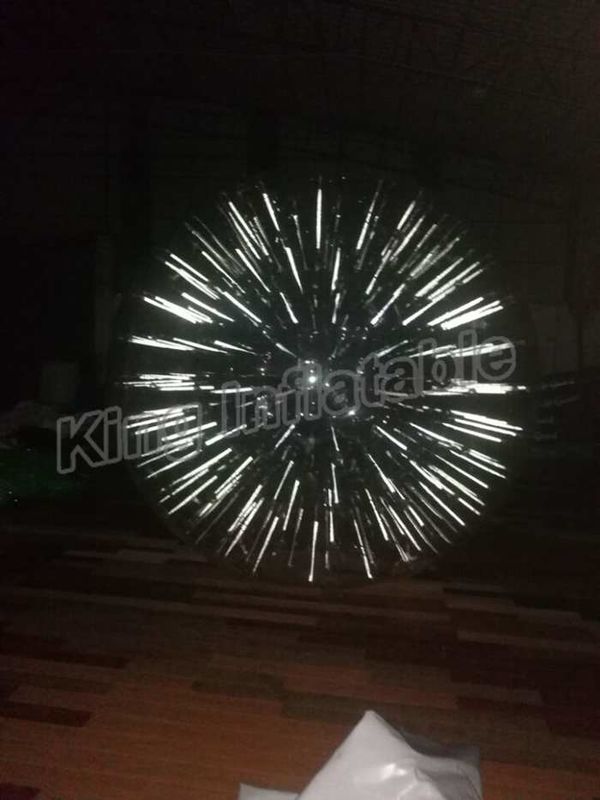 Heißer Verkauf menschlicher aufblasbarer Zorb-Ball mit LED-Licht für Kinder und Erwachsene