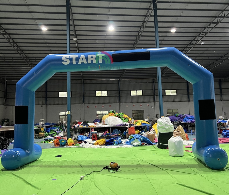 Custom Aufblasbare Bogen Werbung Start Outdoor Aufblasbare Eingangsbogen Marathon Rennstrecke Bogen