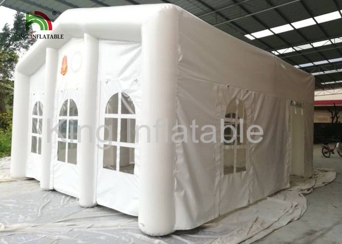 Aufblasbares Ereignis-Zelt des Weiß-6X5m im Freien für Krankenhaus-Militär-Gebrauch 2 Jahre Garantie-