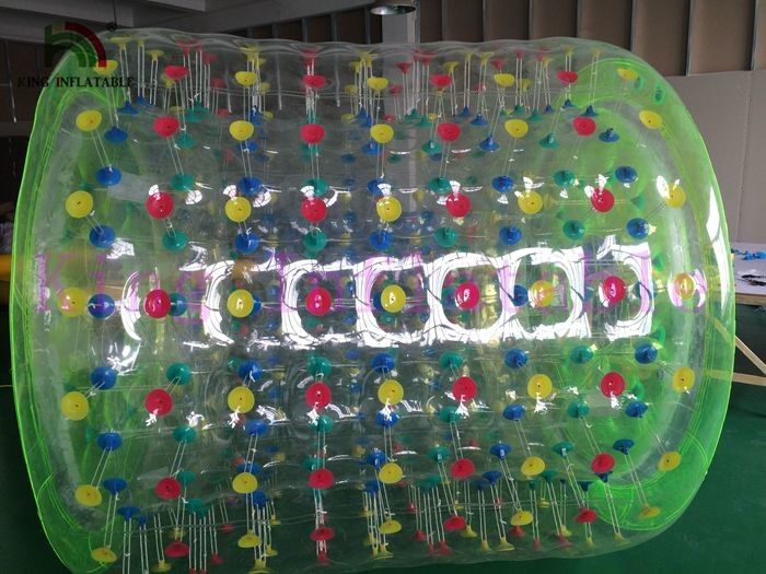 Kommerzielles lustiges aufblasbares Wasser-Spielzeug PVCs/TPU/transparentes Wasser-gehende Rolle