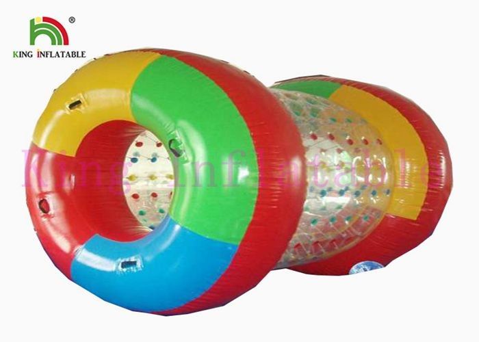 Rote klare PVC-/TPU-Erwachsen-Explosions-Wasser-Weg auf Spielzeug mit dauerhafter PVC-Plane beendet
