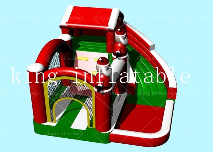 Aufblasbare Produkt-federnd Schlösser des Weihnachtenen71 mit Dia PVC-Plane