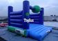 Customized Inflatable Jumping Castle , Personal Dark Blue Boxing Sports Bouncer